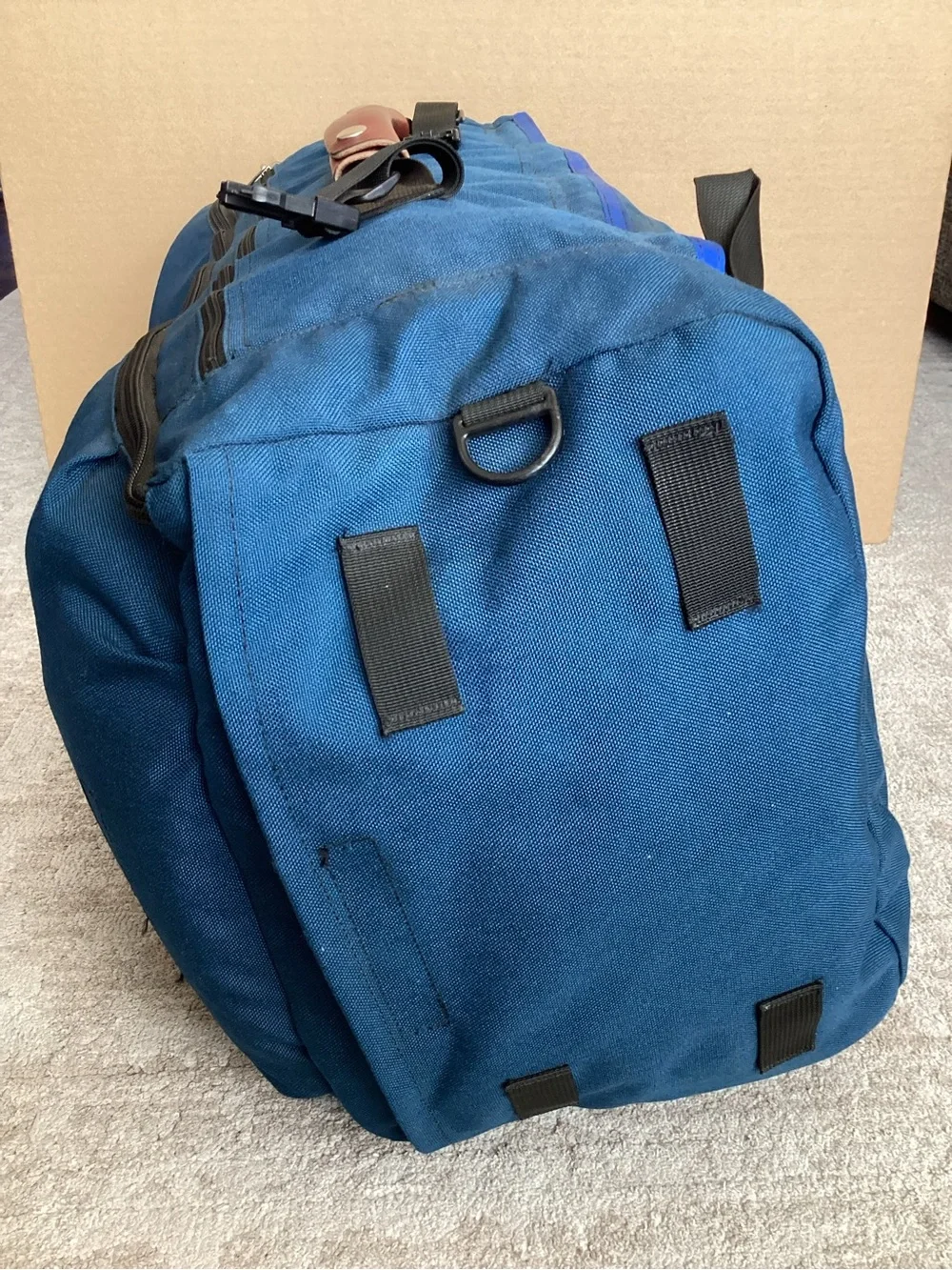 Vintage MEI Voyageur convertible travel backpack made in USA with YKK zippers